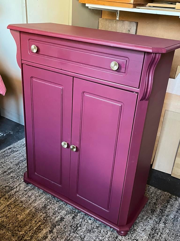 Pareltje 88 b 106 h en 38 d, 1 of 2 laden, 100 tot 150 cm, Zo goed als nieuw, Grenenhout