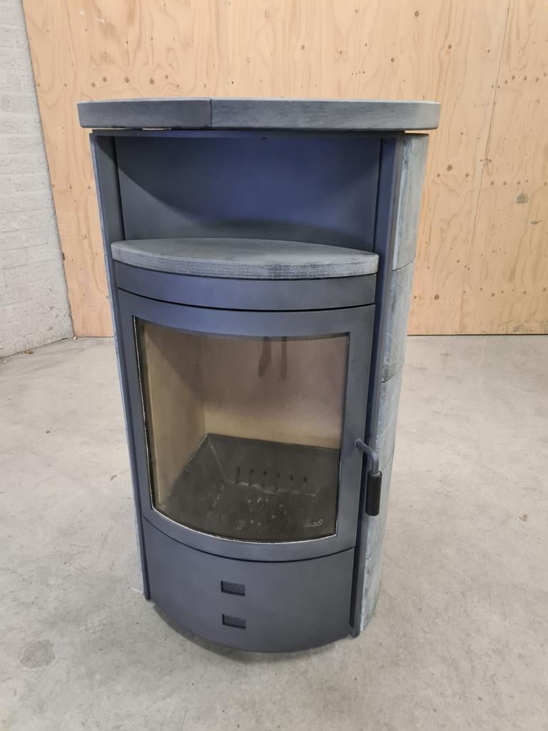 PRACHTIGE SPEKSTEEN HOUTKACHEL TOP MERK HARK., Huis en Inrichting, Kachels, Gebruikt, Hark, Houtkachel, Ophalen of Verzenden