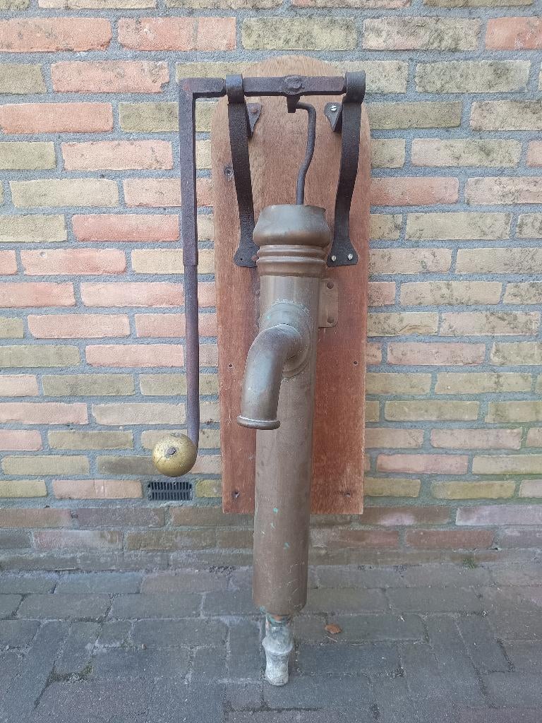 Decoratieve koperen waterpomp, Ophalen, Gebruikt, Handmatig, Overige typen