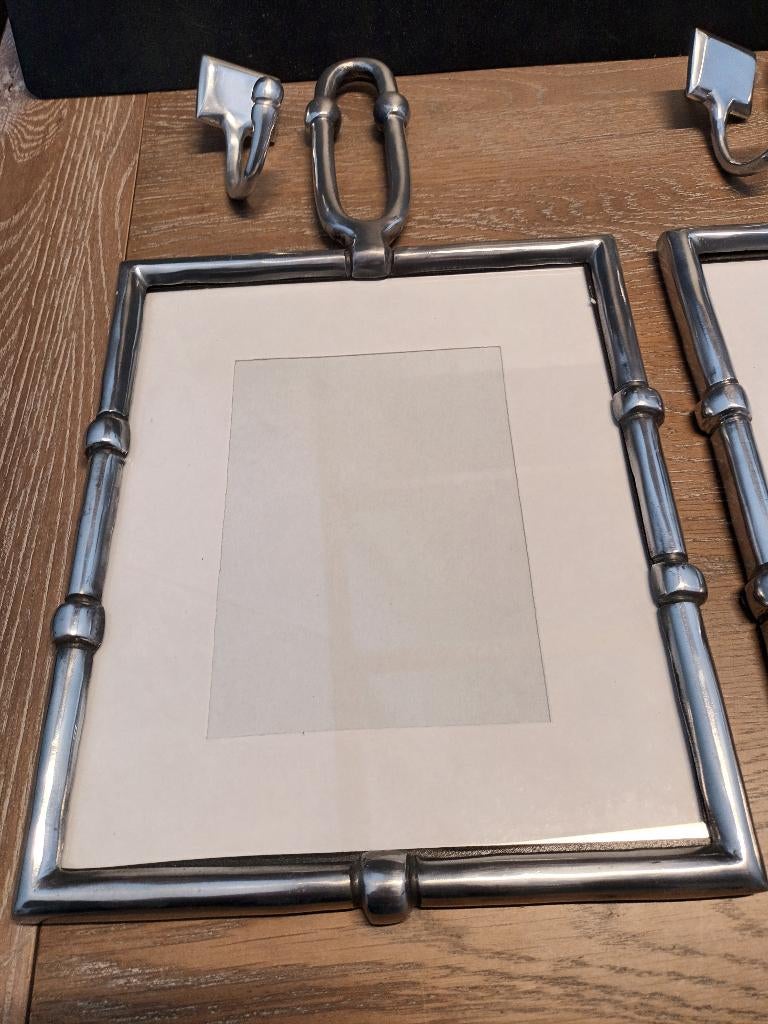 2x fotolijst aluminium lijkt op riviera maison zgan, Audio, Tv en Foto, Fotografie | Fotolijsten, Ophalen of Verzenden, Zo goed als nieuw