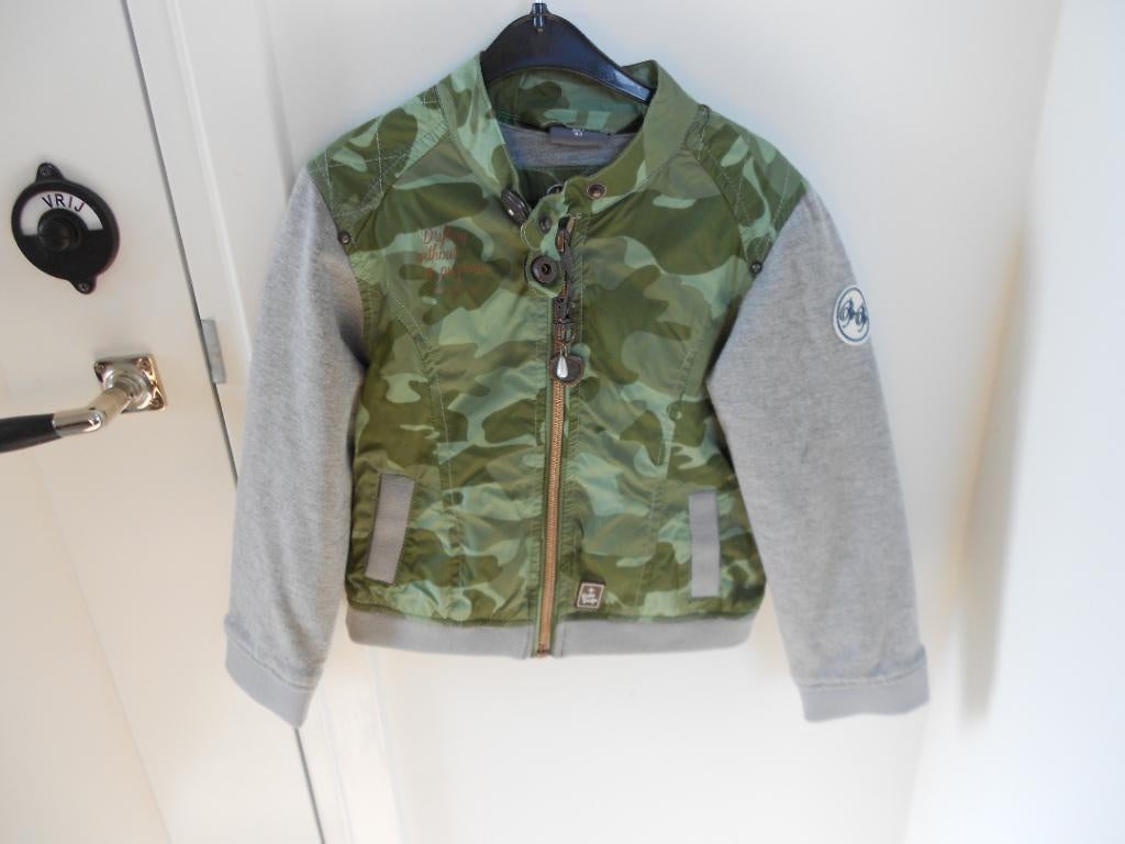 Baker Bridge jasje, groen/grijs maat 92., Ophalen of Verzenden, Zo goed als nieuw, Baker Bridge, Jongen