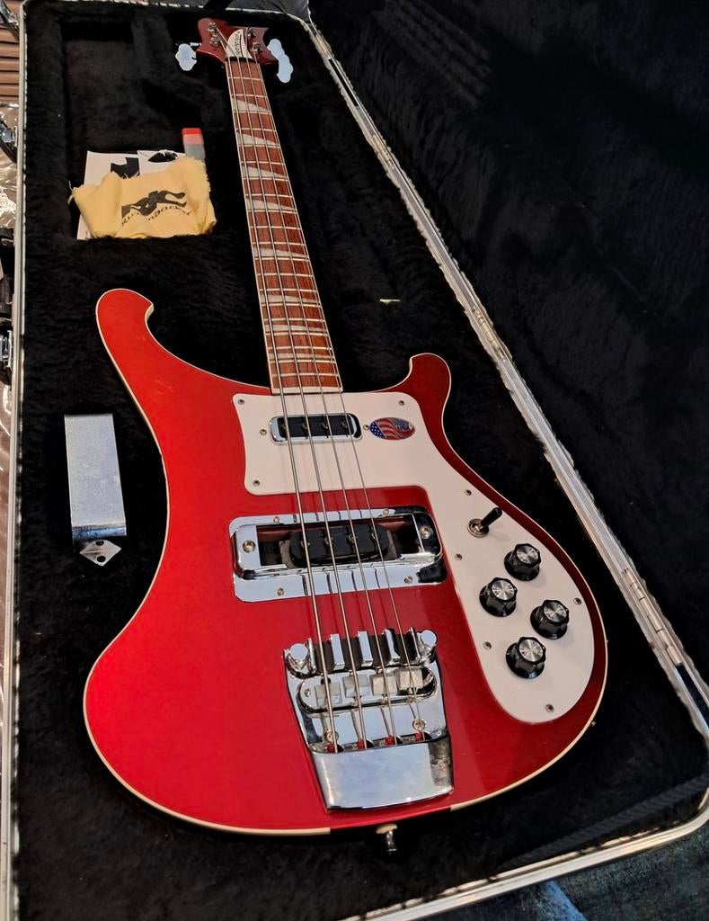 Rickenbacker 4003 ruby red - 2015, Muziek en Instrumenten, Snaarinstrumenten | Gitaren | Bas, Zo goed als nieuw, Elektrisch, Ophalen
