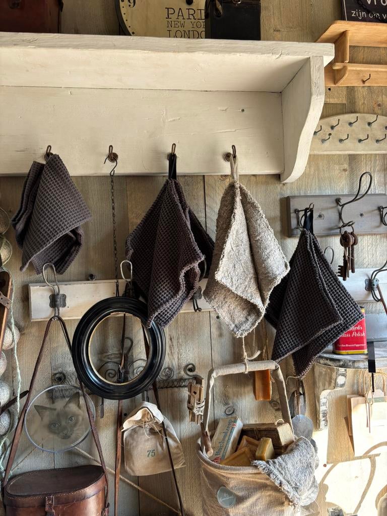 Shabby pannenlappen, Huis en Inrichting, Keuken | Textiel, Ophalen of Verzenden, Grijs