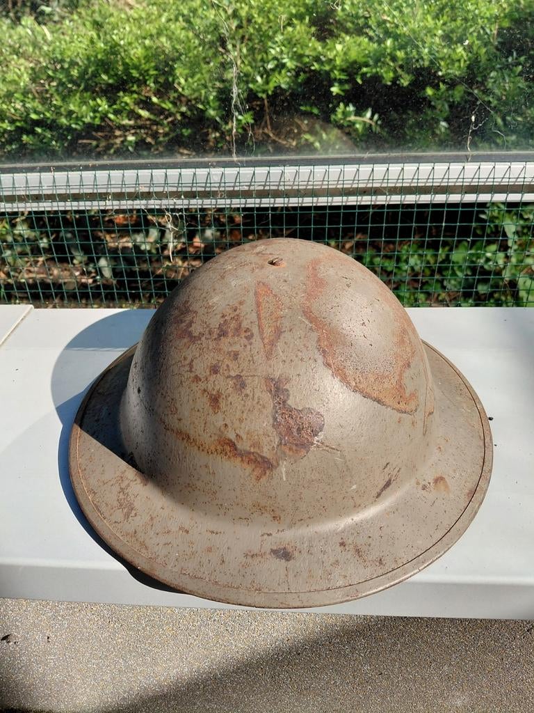 Engelse helm, verzenden incl., Verzamelen, Ophalen of Verzenden, Landmacht, Engeland, Helm of Baret