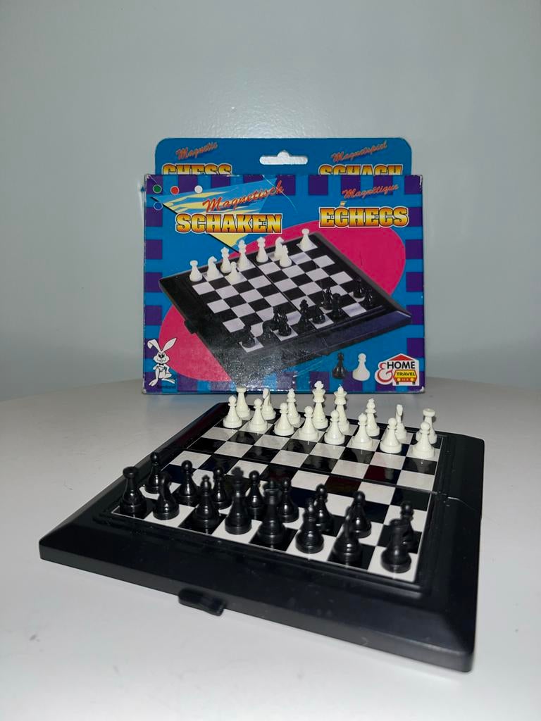 Magnetisch schaakspel, Ophalen of Verzenden, Minder dan 500 stukjes, Gebruikt, Schaken