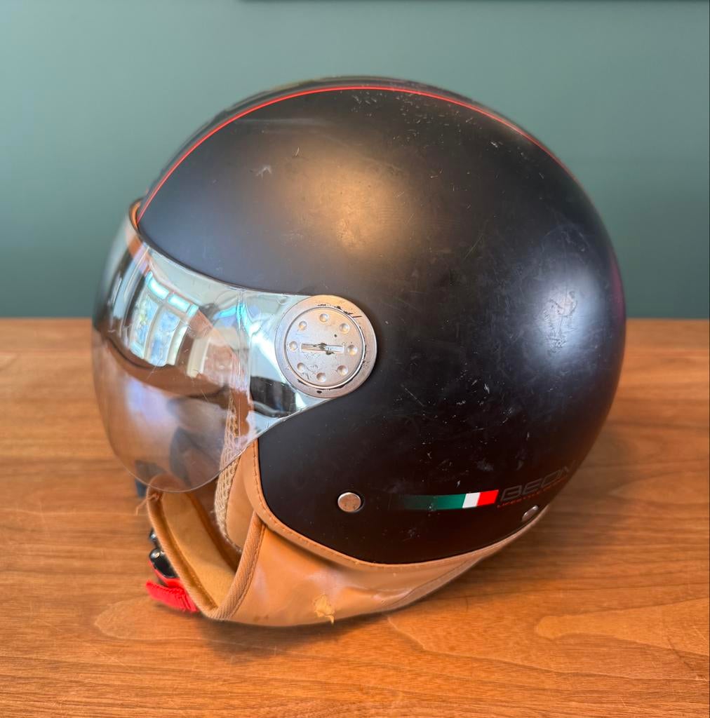 Beon Design Scooterhelm Maat M - Gebruikt, Ophalen, Gebruikt, Medium