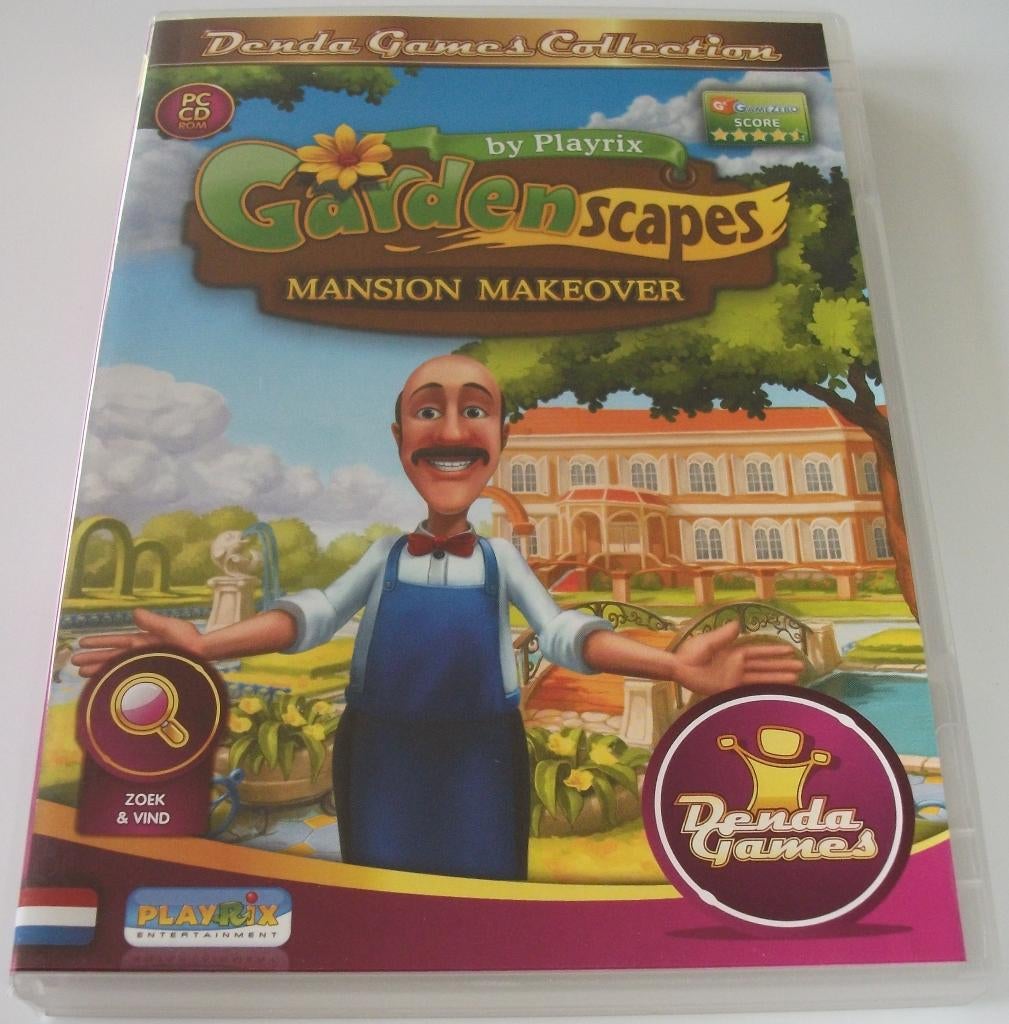 PC Game *** GARDENSCAPES *** Mansion Makeover, Spelcomputers en Games, Games | Pc, Puzzel en Educatief, 1 speler, Ophalen of Verzenden