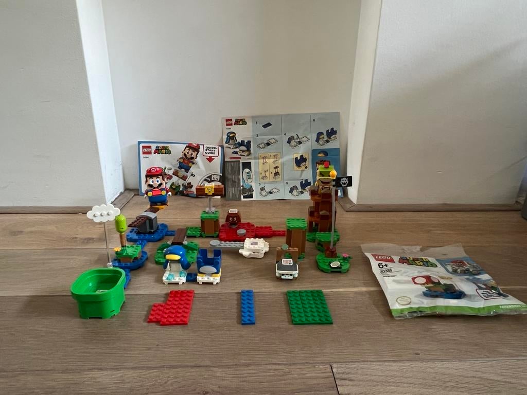 LEGO super Mario starter set + 2 expansions set, Ophalen of Verzenden, Zo goed als nieuw