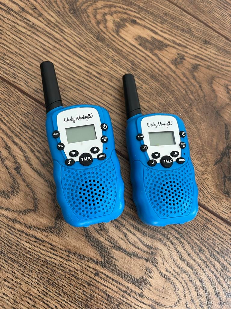 Kinder walkie talkie set, Minder dan 2 km, Gebruikt, Ophalen of Verzenden, Portofoon of Walkie-talkie