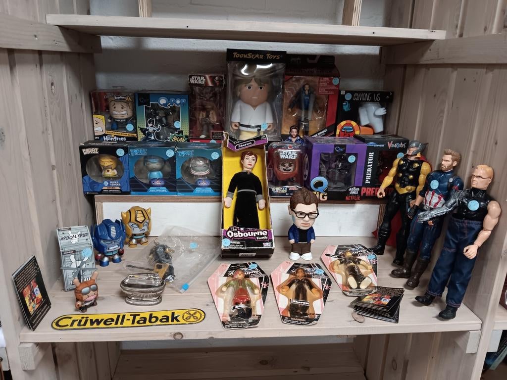 Diverse verzameling actiefiguren en speelgoed, Niet gespecificeerd, diverse fabrikanten, Diverse fabrikanten (Funko, Hasbro, etc.)