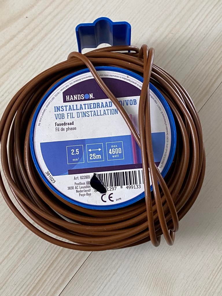 Elektriciteitskabel, Ophalen, Nieuw, Kabel of Snoer