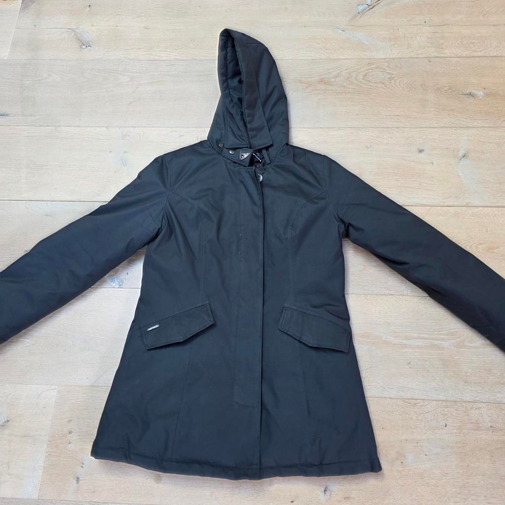 Airforce 2 pocket parka donkergrijs, Kleding | Dames, Jassen | Winter, Airforce, Ophalen of Verzenden, Zo goed als nieuw, Overige kleuren