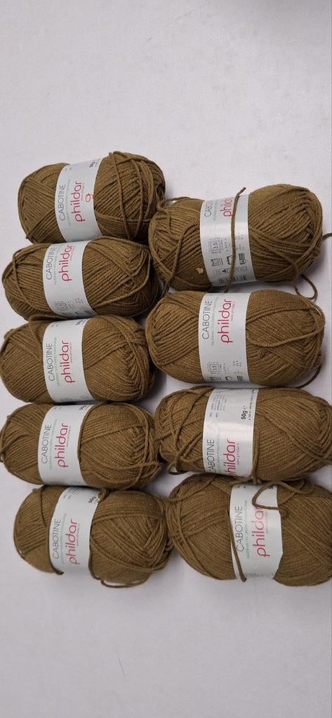 9 bollen wol van Phildar., Ophalen of Verzenden, Nieuw, Breien of Haken, Wol of Garen