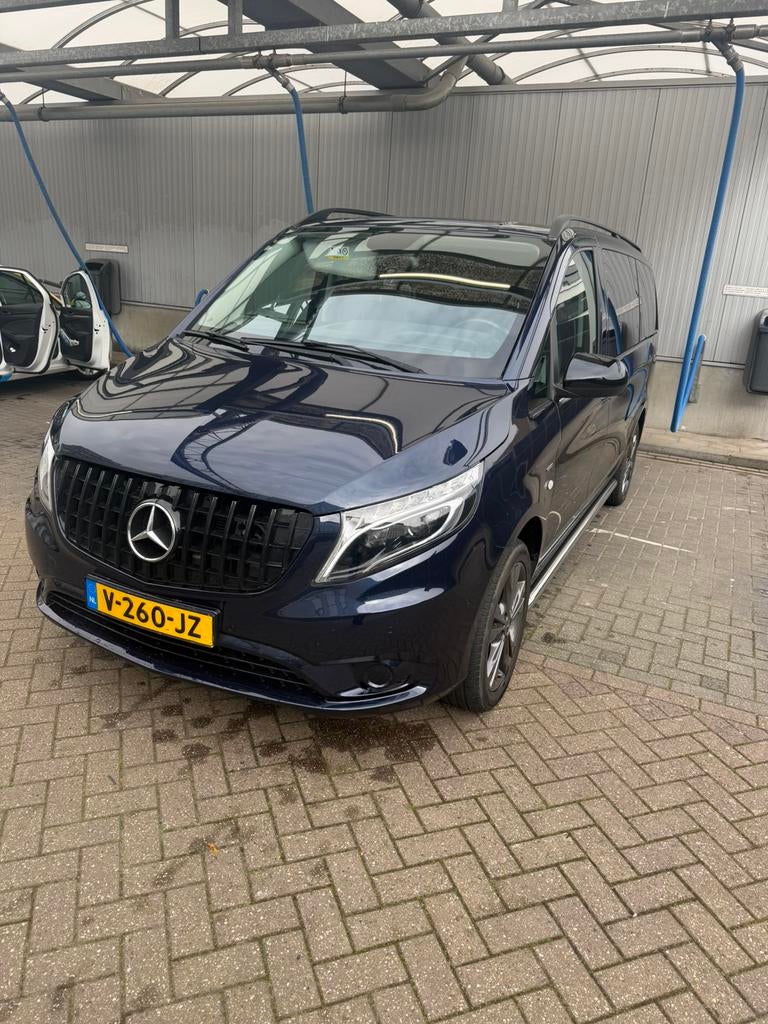 Mercedes-Benz Vito 119 CDI Lang Dubbele Cabine EURO 6, Auto's, Automaat, 4 cilinders, Blauw, 1820 kg