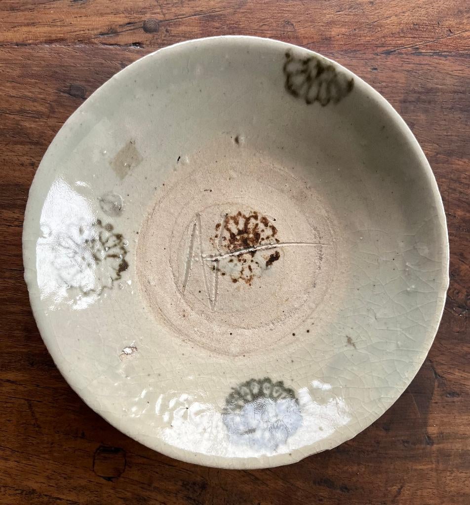 Oud Antiek Chinees Keramiek Swatow Ming Schaal, Antiek en Kunst, Ophalen of Verzenden