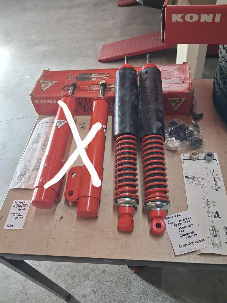 Ford Mustang en Fairmont schokdempers KONI NOS Loadadjus, Ophalen of Verzenden, Nieuw, Overige automerken