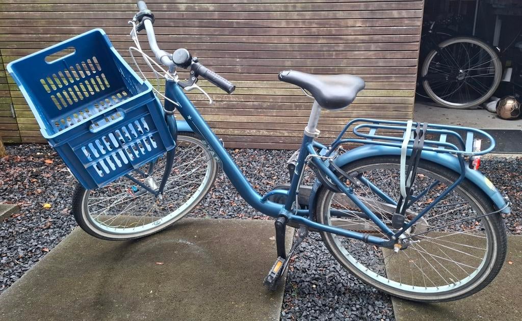 Meisjesfiets 24" Batavus Star in goede staat met mand, Fietsen en Brommers, Ophalen, Handrem, Star, Gebruikt