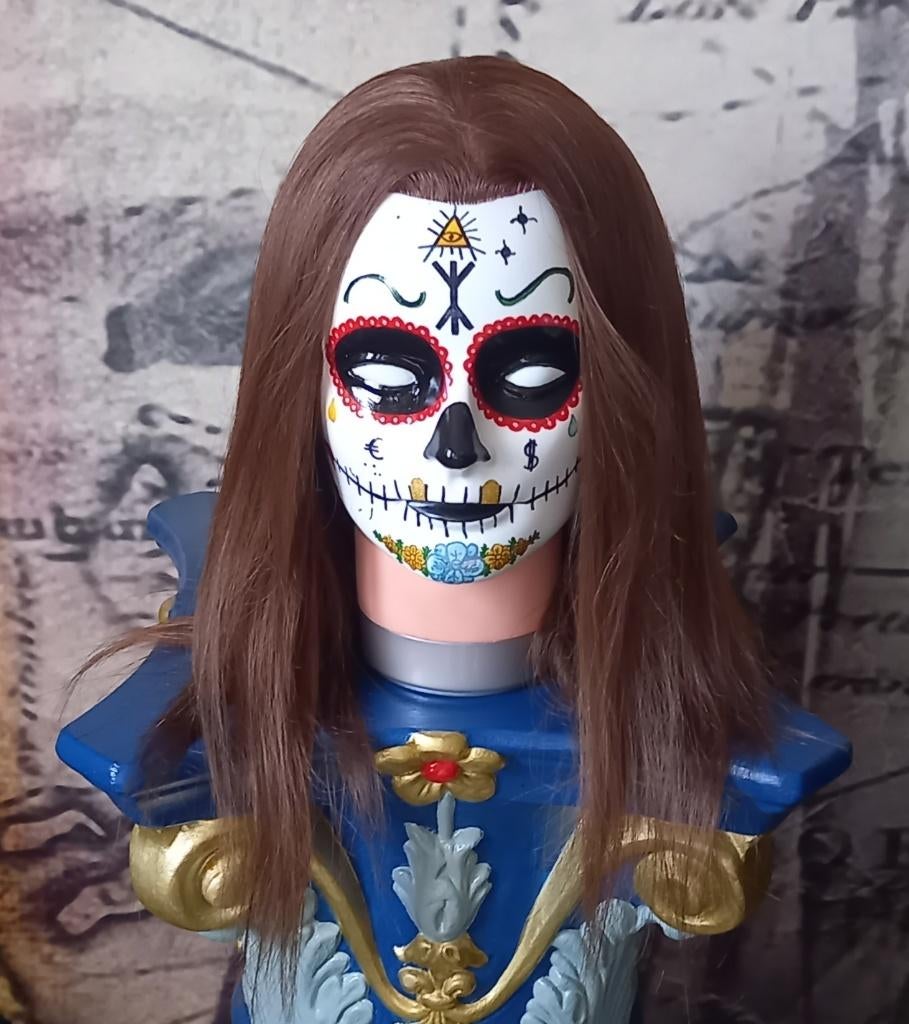 Dia de los muertos life-size mannequin, Antiek en Kunst, Verzenden