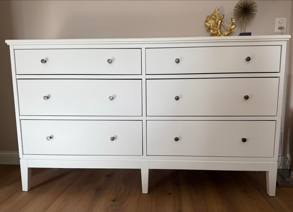 IKEA KOPPANG ladekast met 6 laden, wit, Huis en Inrichting, Kasten | Ladekasten, Gebruikt, 5 laden of meer, 150 tot 200 cm, Ophalen of Verzenden