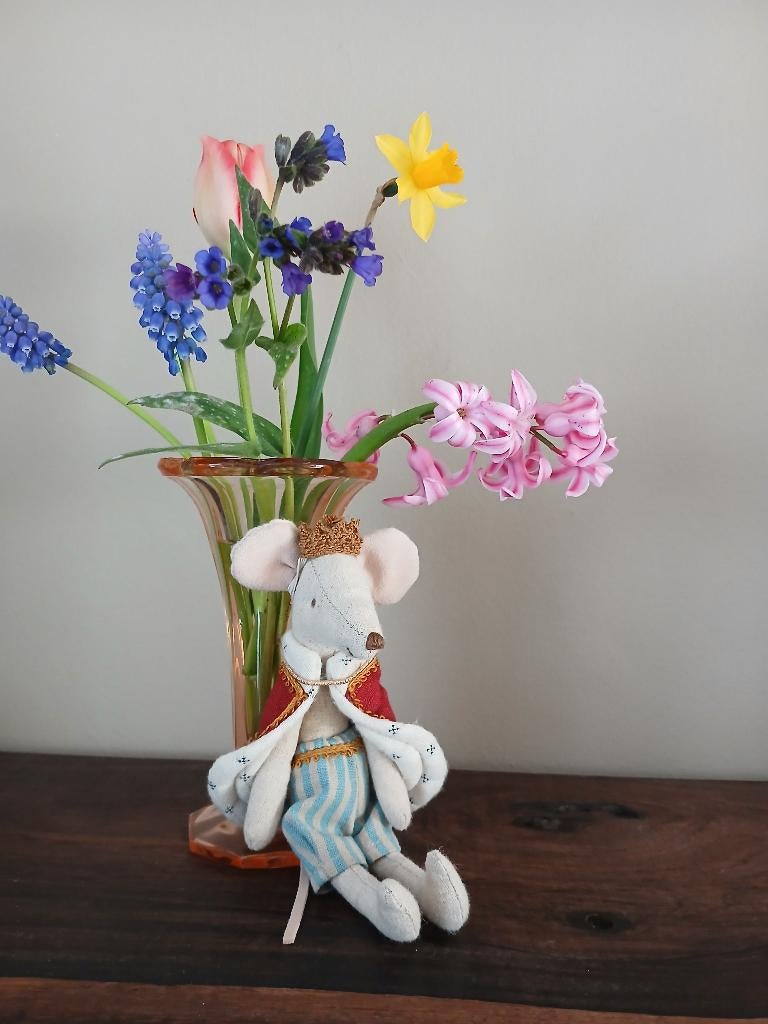 Maileg muis koning, Ophalen of Verzenden, Zo goed als nieuw, Poppenhuis