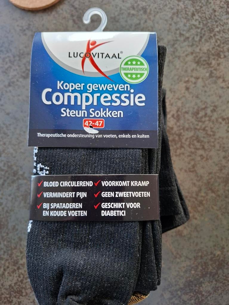 Compressie kousen, Sokken en Kniesokken, Wit, Nieuw, Overige maten