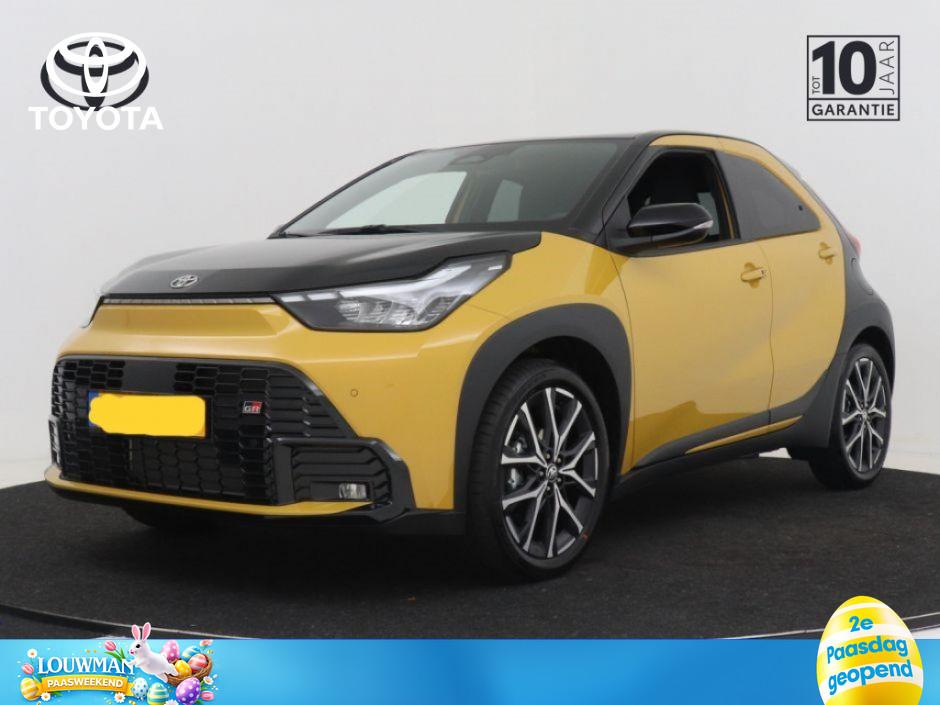 Toyota Aygo X Hybrid 115 GR Sport | DEMO | Navigatie | Stoel, Auto's, Euro 6, Overige kleuren, 4 stoelen, Hybride Elektrisch/Benzine