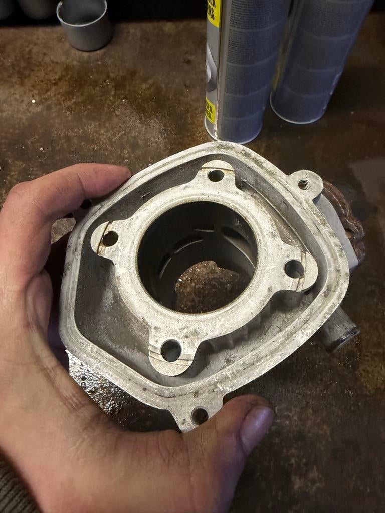 80cc MHR Cilinderkit Derbi EBE, Ophalen of Verzenden, Gebruikt, Cilinder