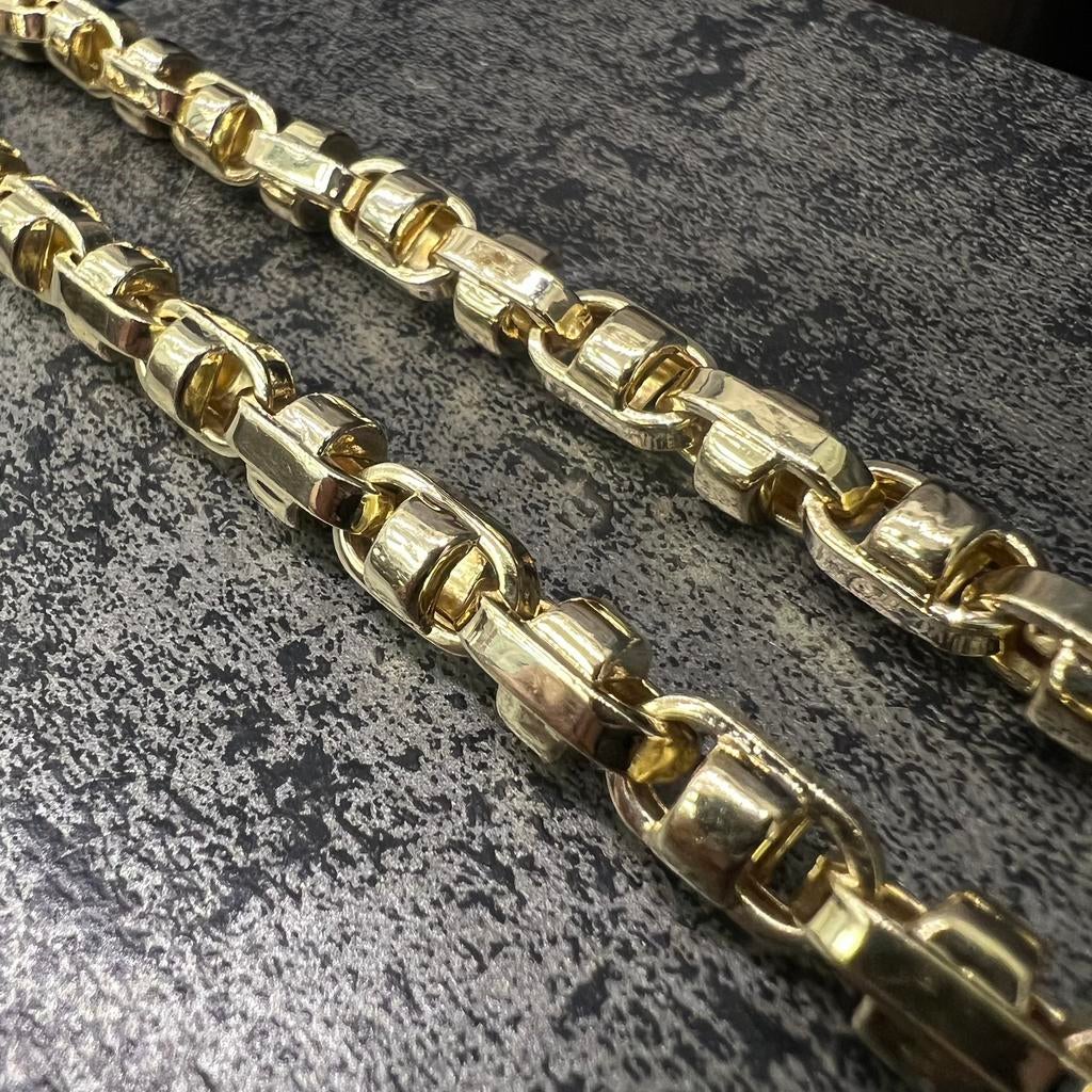 14k gouden ketting 36,58 gram goud, Ophalen of Verzenden, Zo goed als nieuw, Goud