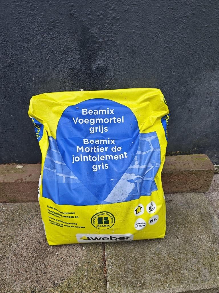 Beamix Voegmortel grijs, Ophalen, Nieuw, Overige typen