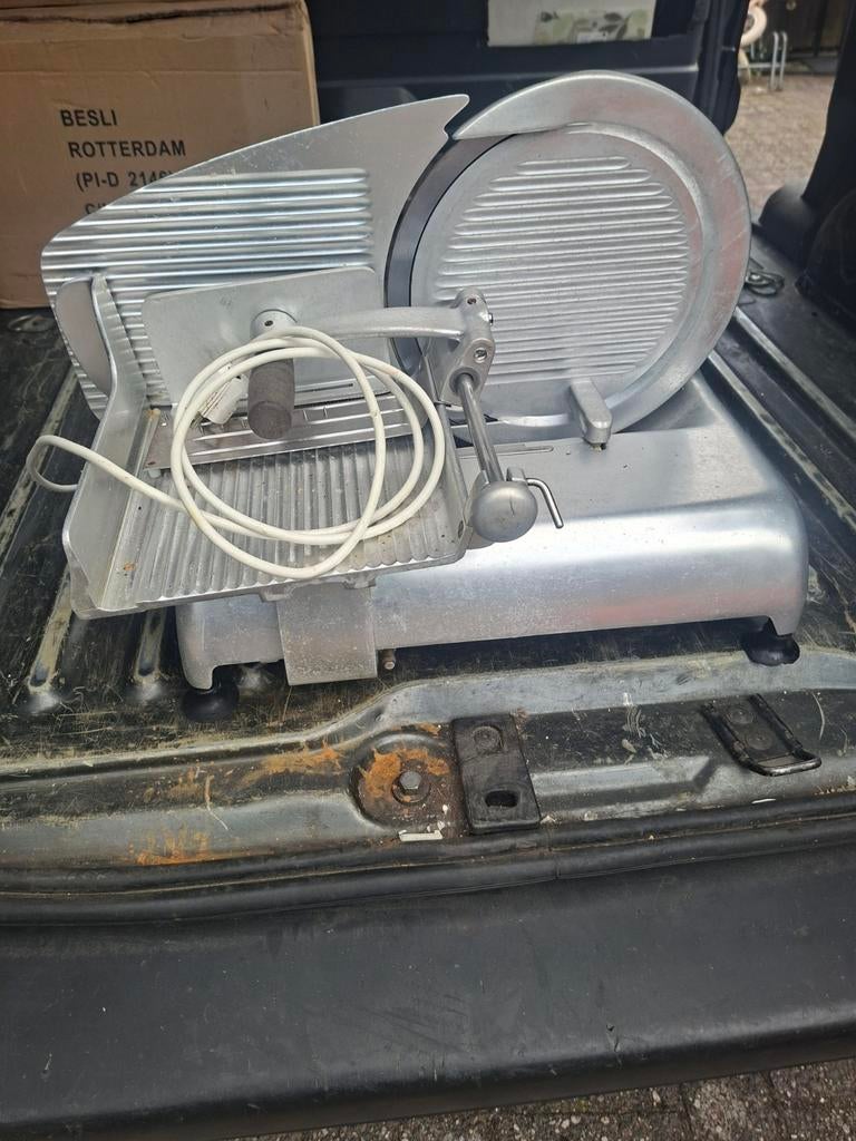 Bizerba snijmachine met zo goed als nieuw mes, Ophalen of Verzenden