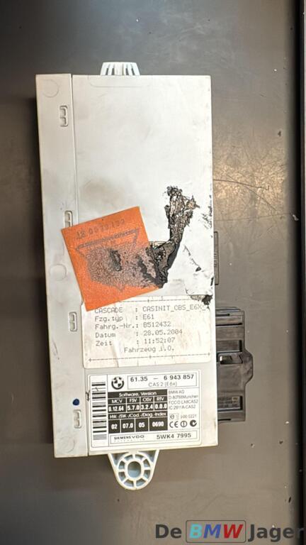 CAS 2-module BMW E60 E61 61356943857, Gebruikt, Ophalen of Verzenden, BMW, BMW