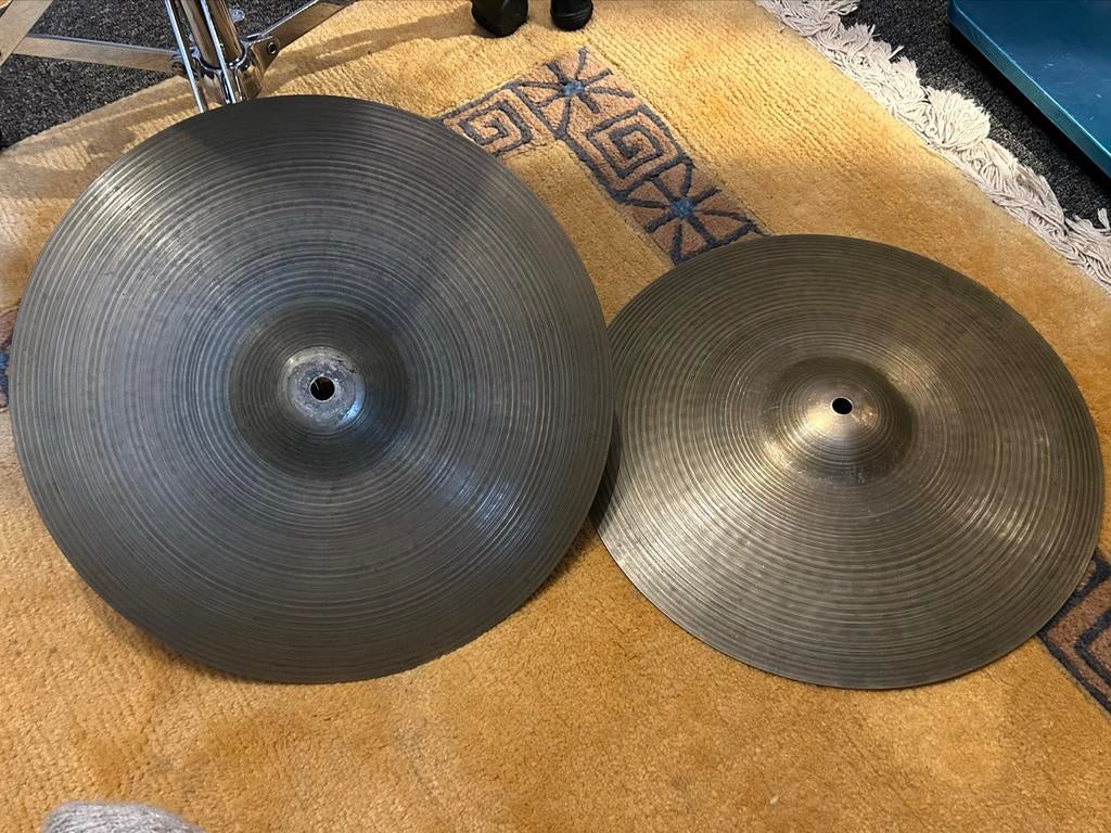 14” Zildjian Avedis Hi-Hats (Hollow Logo 1978–1982), Gebruikt, Drop@dropproductions.nl, USA, Ophalen of Verzenden