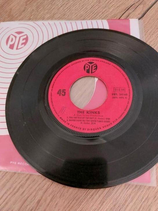 The Kinks EP - Till the End of the Day - PYE Records, Cd's en Dvd's, Vinyl Singles, Ophalen of Verzenden, Pop, EP
