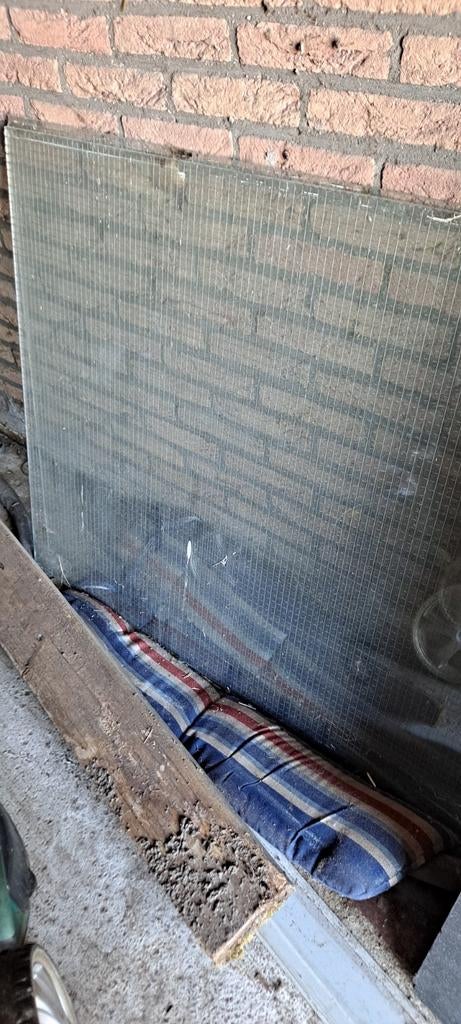 Draadglas plaat 2 maal 1270 x 940 mm, Doe-het-zelf en Verbouw, Ophalen of Verzenden