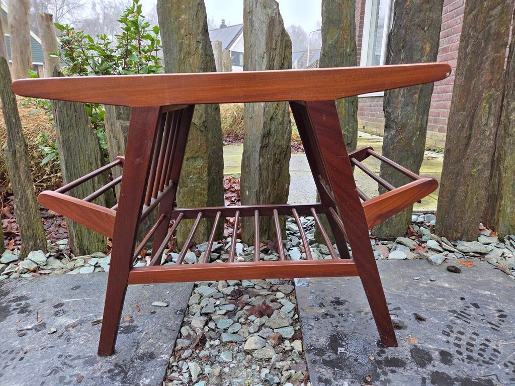 Vintage design retro bijzettafel plantentafel Coffee table, Ophalen, Huis en Inrichting