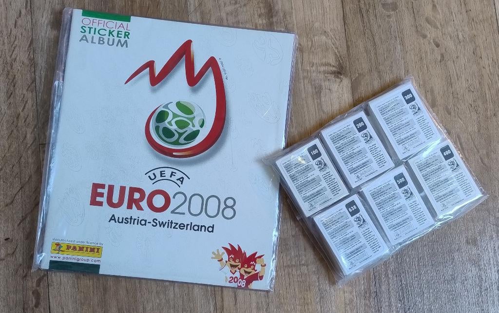Panini EK 2008 leeg album + alle plaatjes los erbij, Verzamelen, Ophalen of Verzenden, Nieuw, Buitenlandse clubs, Poster, Plaatje of Sticker