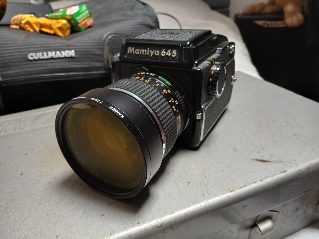 Mamamiya 645 professionele analoge camera, Ophalen of Verzenden, Gebruikt