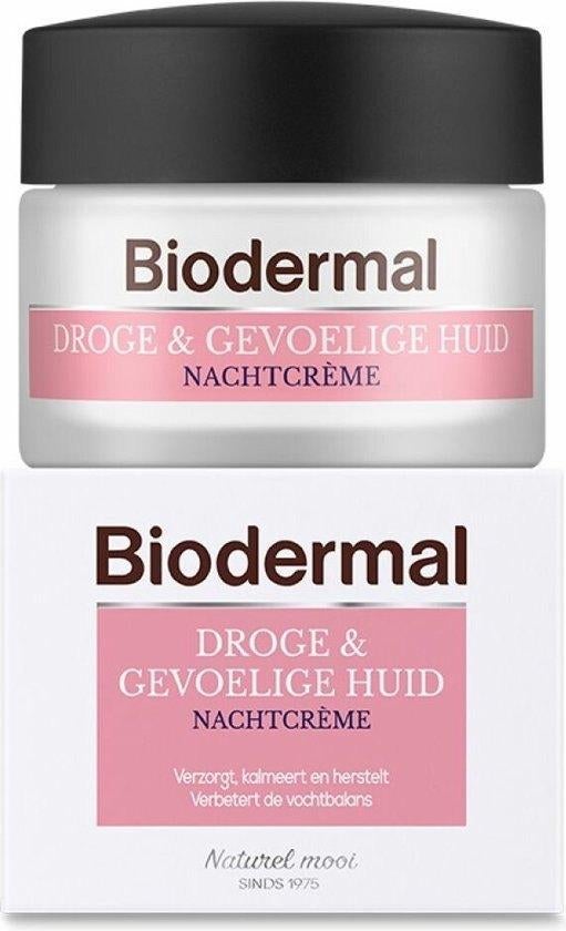 Biodermal Nachtcrème Droge & Gevoelige Huid, N, N, Gehele gezicht, Nieuw