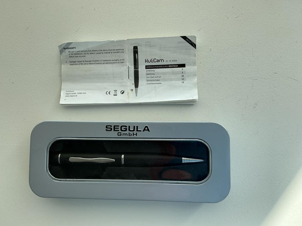 Spy pen video pen, Ophalen of Verzenden, Zo goed als nieuw, Overige soorten, Desktop