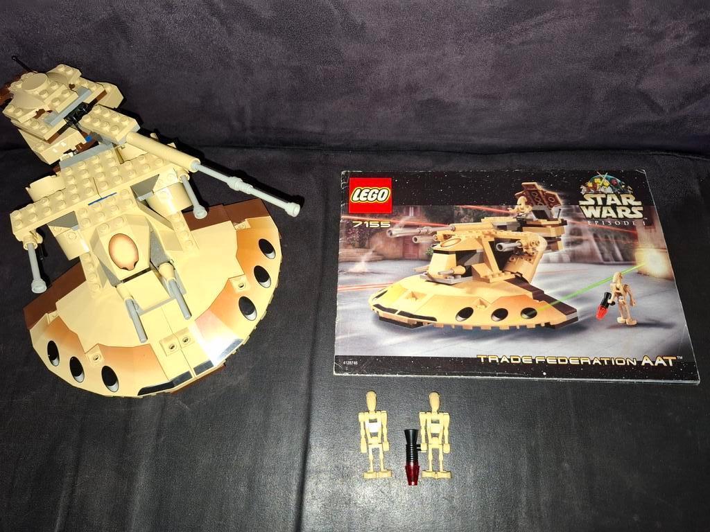 Lego Star Wars 7155 Trade Federation AAT, Ophalen of Verzenden, Zo goed als nieuw, Complete set, Lego
