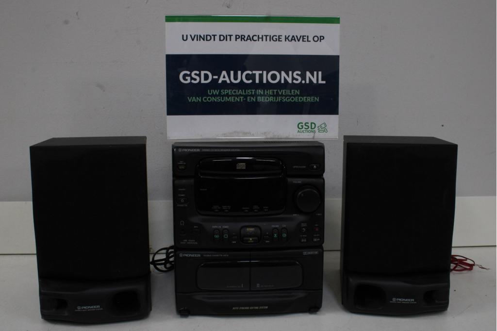 Vintage Pioneer Stereo CD Deck Receiver met 2 Speakers, Ophalen of Verzenden, Niet ingevuld, Niet ingevuld, Niet ingevuld