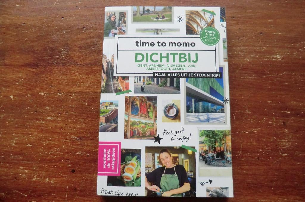 reisgids - Dichtbij - time to momo (2020) / Arnhem, Almere, Overige merken, Ophalen of Verzenden, Zo goed als nieuw, Reisgids of -boek