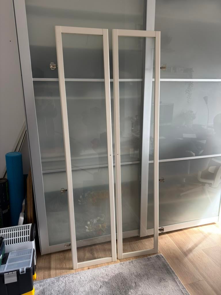 Ikea Oxberg deuren voor Billy boekenkast, Huis en Inrichting, Kasten | Boekenkasten, Ophalen, 200 cm of meer, 50 tot 100 cm, Zo goed als nieuw