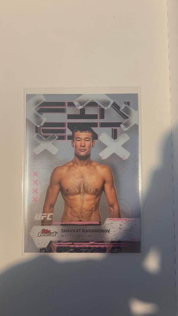 Shavkat Rakhmonov | TOPPS UFC FINEST 2025, Ophalen of Verzenden, Nieuw, Losse kaart