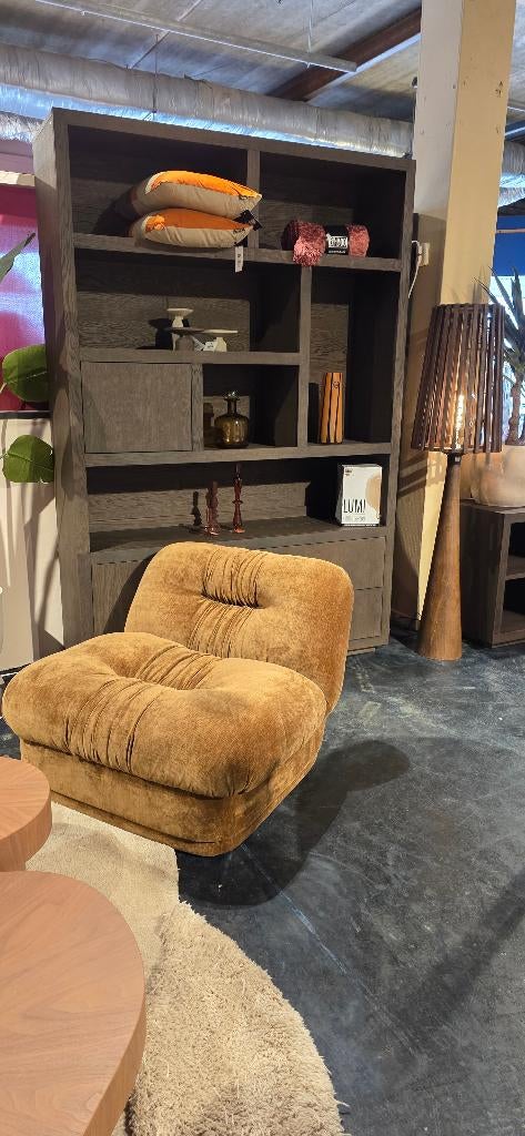 Opbergkast / Vakkenkast – Bruin - 150 B SHOWMODEL !, Eikenhout, Met deur(en), 200 cm of meer, Bornsestraat 31