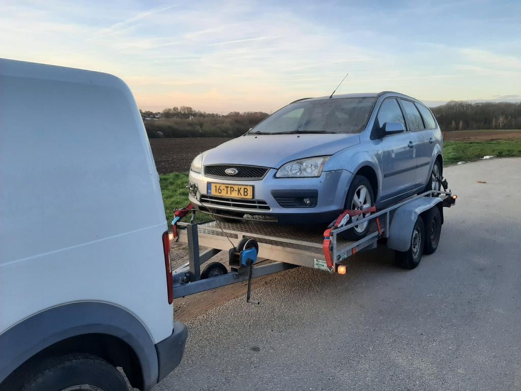 Ford Focus 1.6 74KW Wagon 2007 Blauw, Auto's, 1596 cc, 4 cilinders, 100 pk, Origineel Nederlands