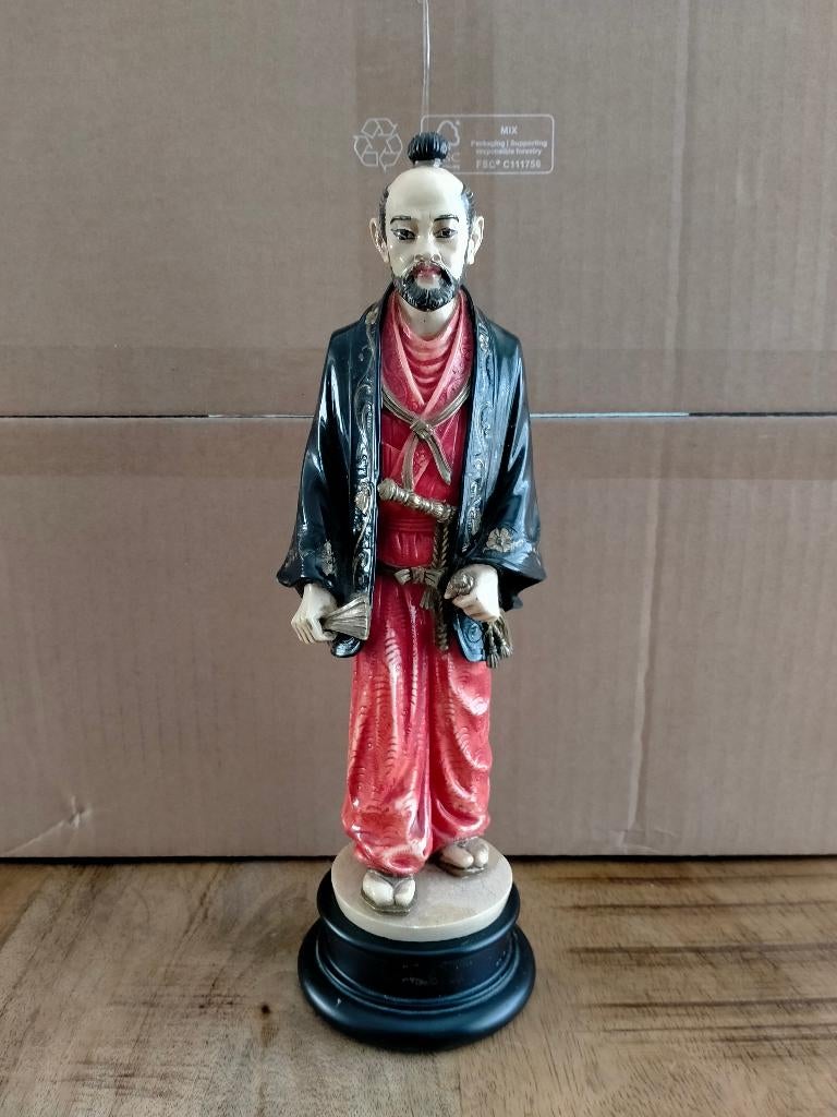 Samurai beeld , okimono, Ophalen of Verzenden, Gebruikt, Mens