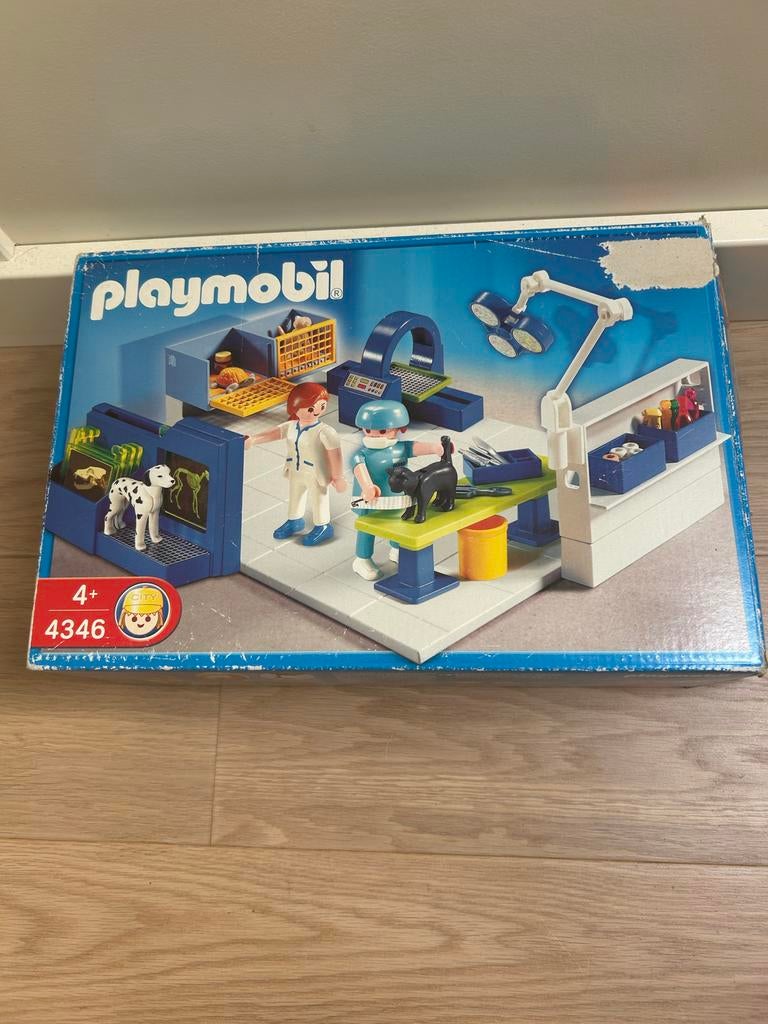 Playmobil Dierenartspraktijk Set 4346, Ophalen of Verzenden, Zo goed als nieuw, Complete set