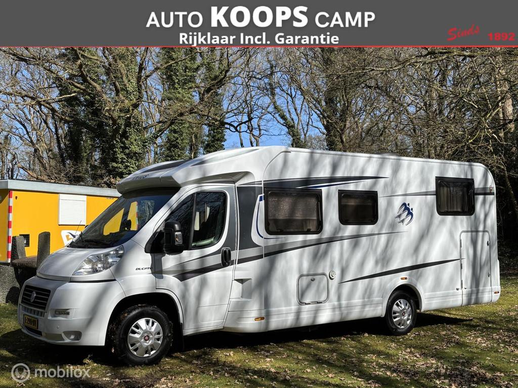 Knaus Sky Ti 700 MEG Fiat 2.3 130pk Euro 5 | Enkele-bedden |, Caravans en Kamperen, Campers, Airbags, Tot en met 2, 7 tot 8 meter