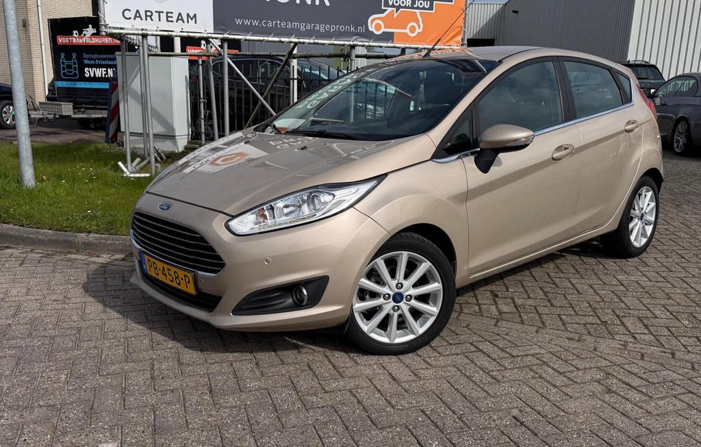 Ford Fiesta verkocht 1.0 EcoBoost Titanium NAVI/BLEUTOOHT/CL, Euro 6, Bruin, 23 km/l, Origineel Nederlands
